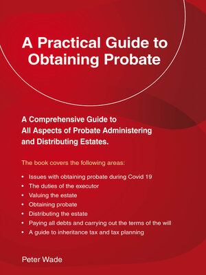 cover image of A Practical Guide to Obtaining Probate